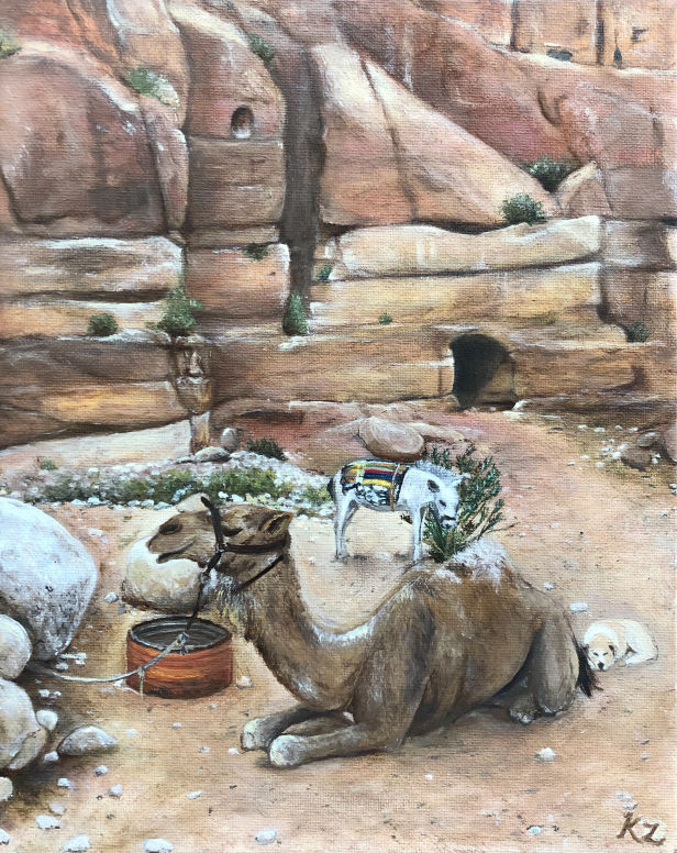 Skalní město Petra, Jordánsko (2019)