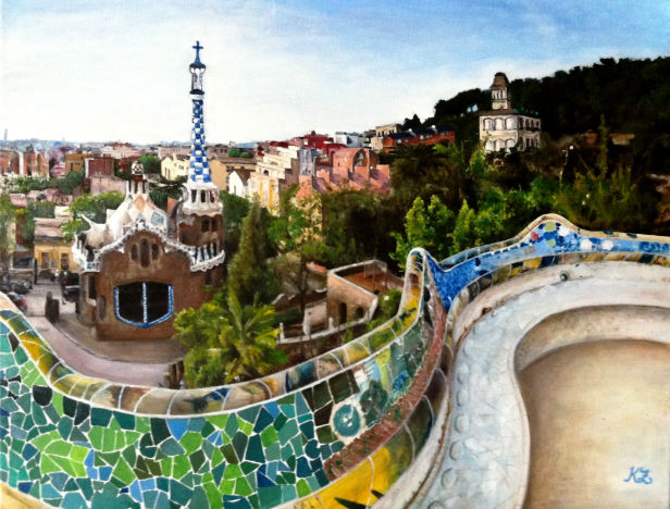 Park Güell, Barcelona, Španělsko (2011)